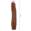 Barbara Dybbuk Realistic Multi-Speed Vibrator 9,5 " Brown