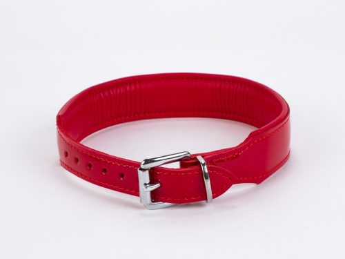 Patent Leather with Lamb Leather Backing Red