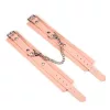 Pink Organosilicon Ankle Cuffs