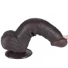 8'' Sliding Skin Dual Layer Dong Black III_B15O50_3