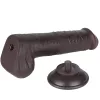 8'' Sliding Skin Dual Layer Dong Black III_B15O50_3