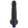 9" REAL SOFTEE Rechargeable Vibrating Dildo(Black)_B15O50_4