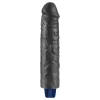 9.5" REAL SOFTEE Rechargeable Vibrating Dildo(Black)_B15O50_4