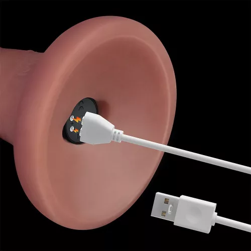 6'' Vibrating Dual Density Power Cock