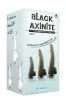 Black Axinite 3 in 1 Anal Plug Kit Set IV