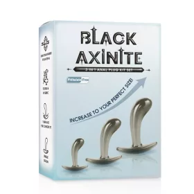 Black Axinite 3 in 1 Anal Plug Kit Set I