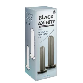Black Axinite 2 in 1 Anal Plug Kit Set