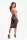 Ambivalence lace up midi skirt  - L