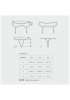 Catia garter belt & thong  S/M