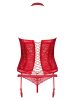 Flameria corset & thong  S/M