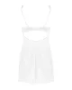 Amor Blanco underwire chemise & thong white   S/M