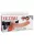 9" Vibrating Hollow Strap-On with Balls  Light/Black