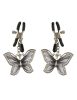 Butterfly Nipple Clamps  Silver