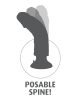 9" Vibrating Cock with Balls  Light