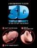 6.5" Thrusting Cock with Balls - Triple Threat Light