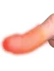 7.5" Thrusting Cock with Balls Brown