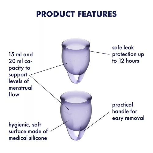 Feel confident Menstrual Cup Lilla