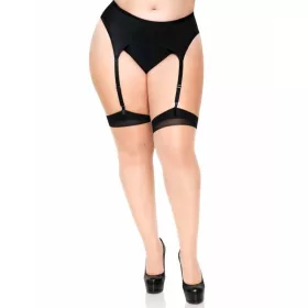 Leg Avenue – Prémium, áttetsző combfix, kubai sarokkal