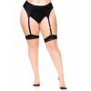 Leg Avenue – Prémium, áttetsző combfix, kubai sarokkal