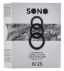 Sono Black N°25 – 3 darab prémium péniszgyűrű