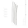 Prémium urethral tágítók 4-7mm - 4 darabos szett