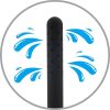 Prémium 360°-os anális beöntő cső – 13 x 2 cm