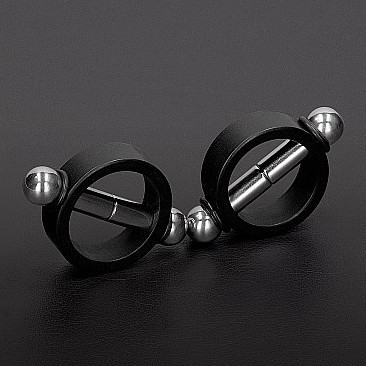 Magnetic nipple clamps – mágneses mellbimbócsipesz, fekete