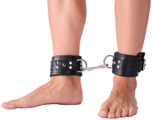 Párnázott bőr boka bilincsek - prémium kényelem és stílus