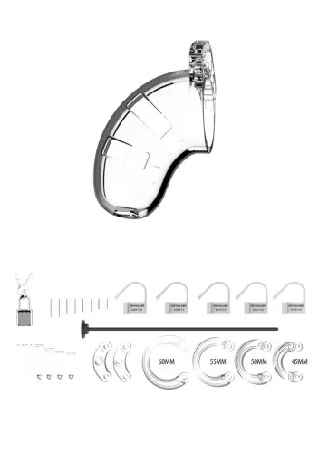 Átlátszó urethra rúd – 9 x 3,5 cm-es férfi zárkáa