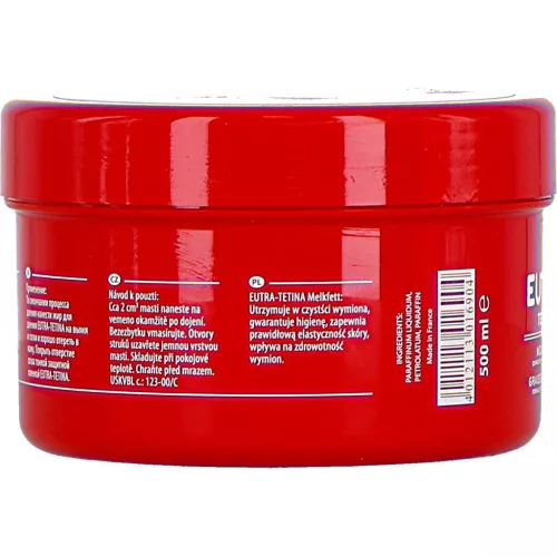 Eutra Tetina – prémium tejgondozó zsíros kenőcs 500 mL