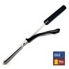 Bőr és fém korbács - 52 cm, stílusos érzékiség