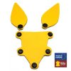 Puppy Set – sárga bőr fülek és nyelv a játékhoz