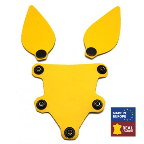 Puppy Set – sárga bőr fülek és nyelv a játékhoz