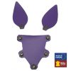 Puppy Set – lila bőr fül és nyelv kiegészítők