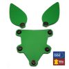 Puppy Set – zöld bőr fülekkel és nyelvvel
