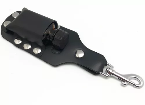 Prémium bőr aroma üveg tartó - nagy méret