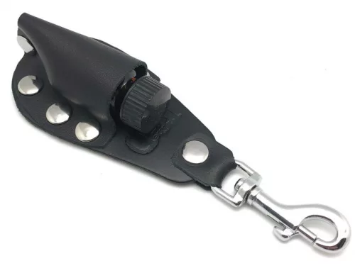 Aroma üveg tartó - bőr - piros, elegáns design