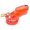 Locky - prémium piros férfi erekciós ketrec 8 x 3.3 cm