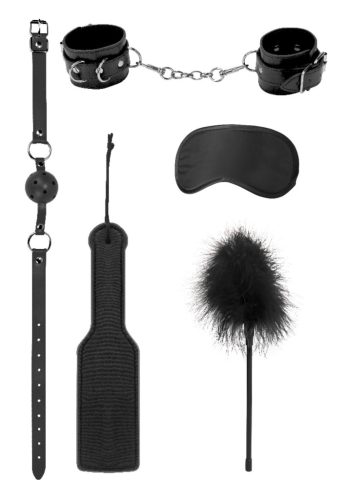 Introductory Bondage Kit 4 - Fekete szexuális izgató készlet