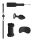 Introductory Bondage Kit 5 – prémium fekete szexkiegészítő