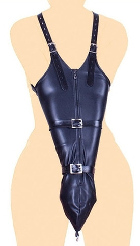 Camisole Strict Leather – cipzáras bőr top elegancia