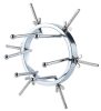 Prémium fém anális retractor – 9,5 cm hosszú élvezet