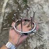 Prémium fém anális retractor – 9,5 cm hosszú élvezet