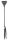 Crop Whip – stílusos bőr korbács 55 cm hosszú