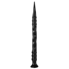 Pointed Twist M – prémium fekete dildó 50 cm hosszú