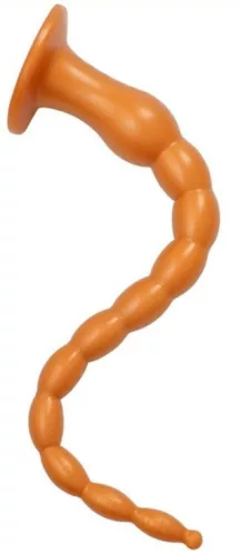 Prémium hosszú dildó - többszörös gyöngyös élmény