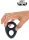 Ballstretcher Silicone Duo – prémium szilikon herefeszítő 6,5 cm
