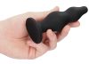 Plug Ouch Bubble – prémium fekete anális izgató 11 cm