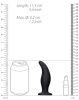 Curve – prémium szilikon anál dugó 11 x 3,7 cm