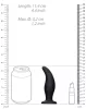 Curve – prémium szilikon anál dugó 11 x 3,7 cm